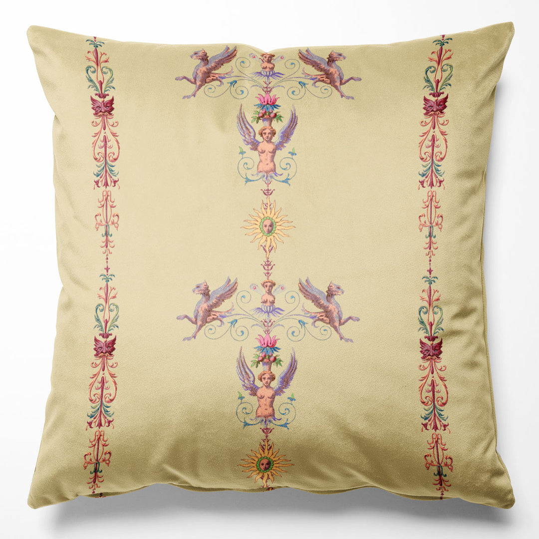 Angels and Suns Lemon Cushion