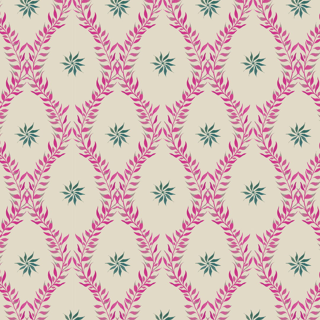 Belle French Rose Wallpaper