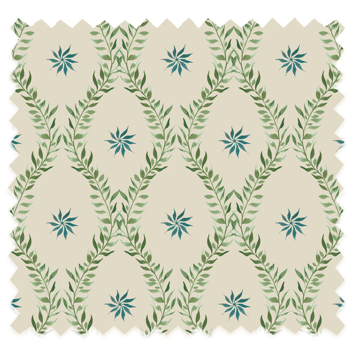Belle Sage Green Recycled Velvet Sample