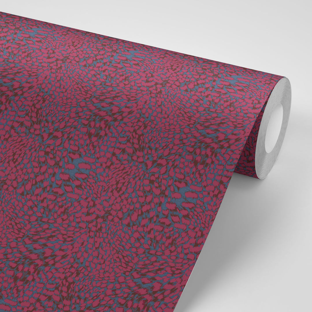Leopard Magenta Crush Wallpaper