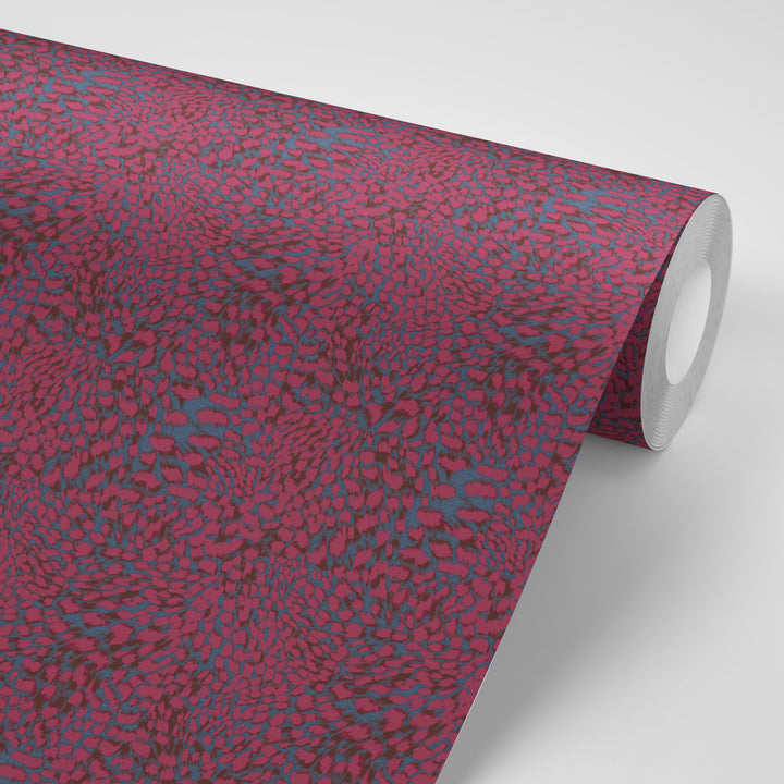 Leopard Magenta Crush Wallpaper