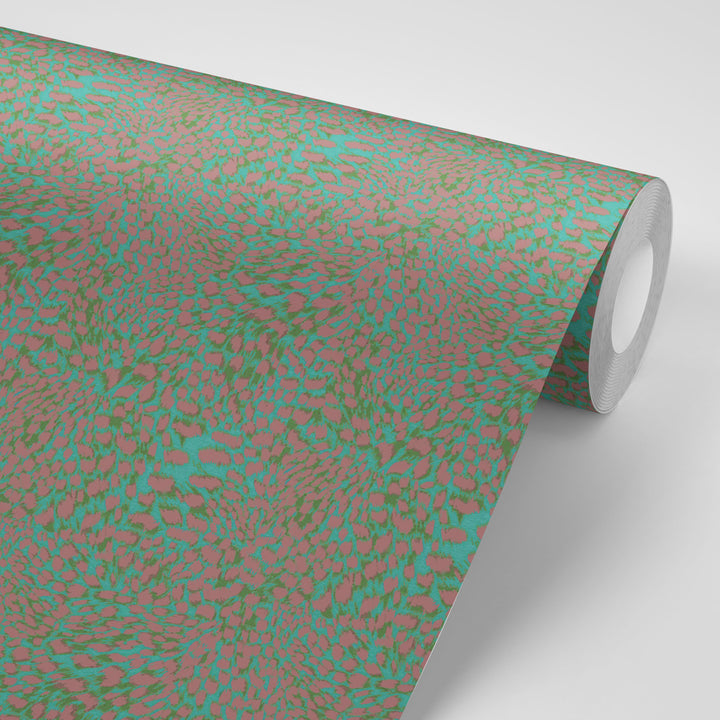 Leopard Peppermint Cream Wallpaper