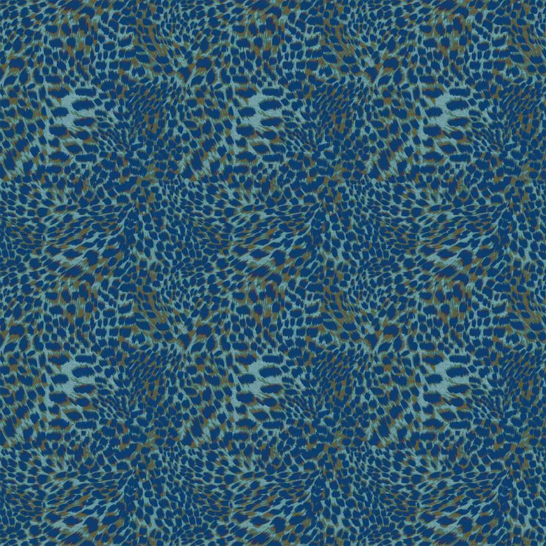 Leopard Blueberry Crush Velvet Cushion