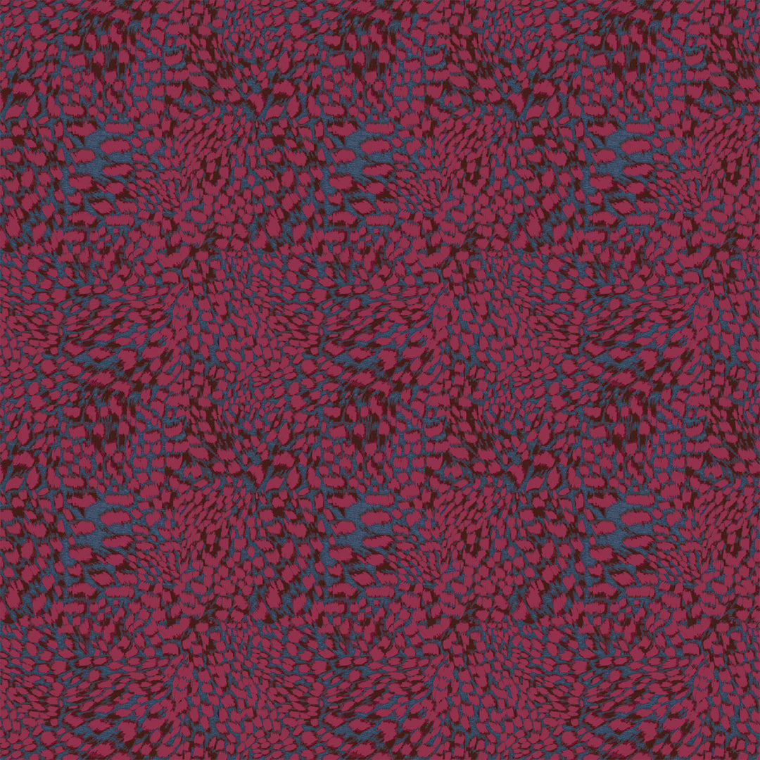 Leopard Magenta Crush Velvet Cushion
