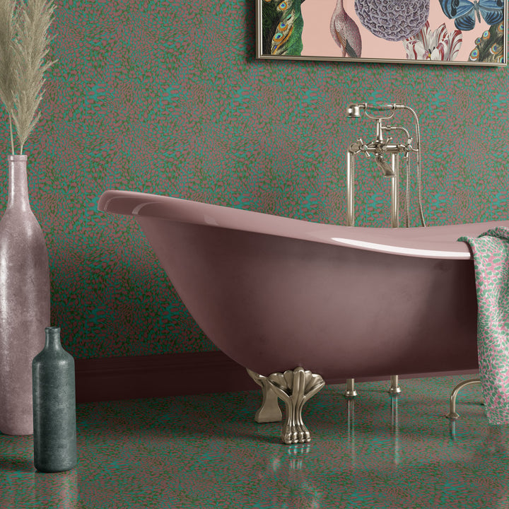 Leopard Peppermint Cream Wallpaper
