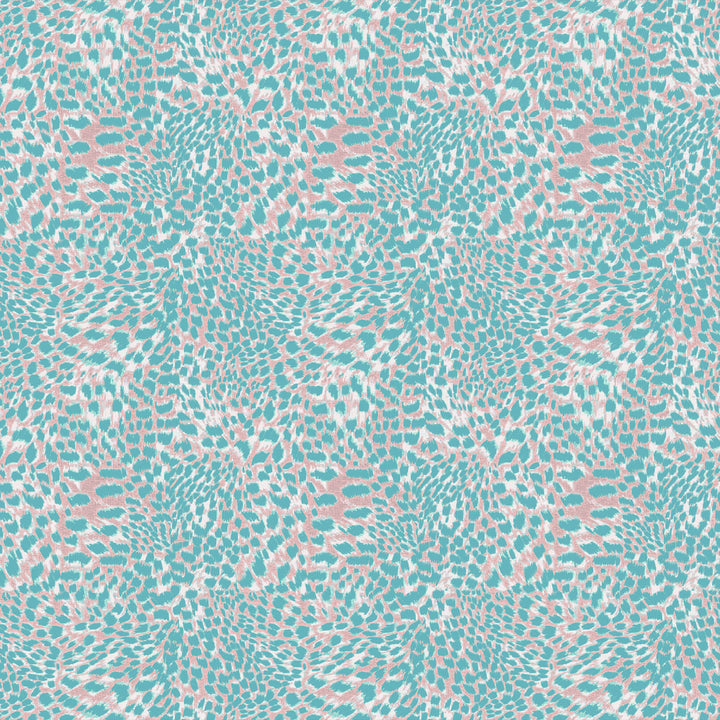 Leopard Peach Sorbet Wallpaper