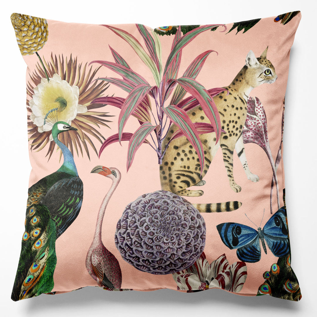 Les Plumes Flamingo Cushion
