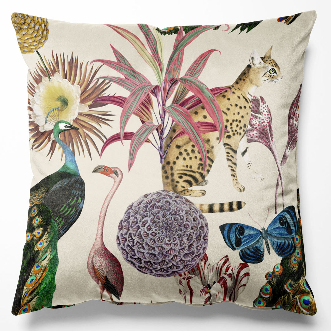 Les Plumes Ivory Cushion