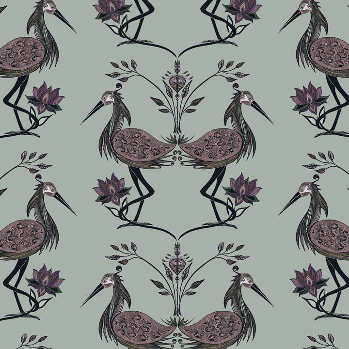 Lotus Pistachio Wallpaper