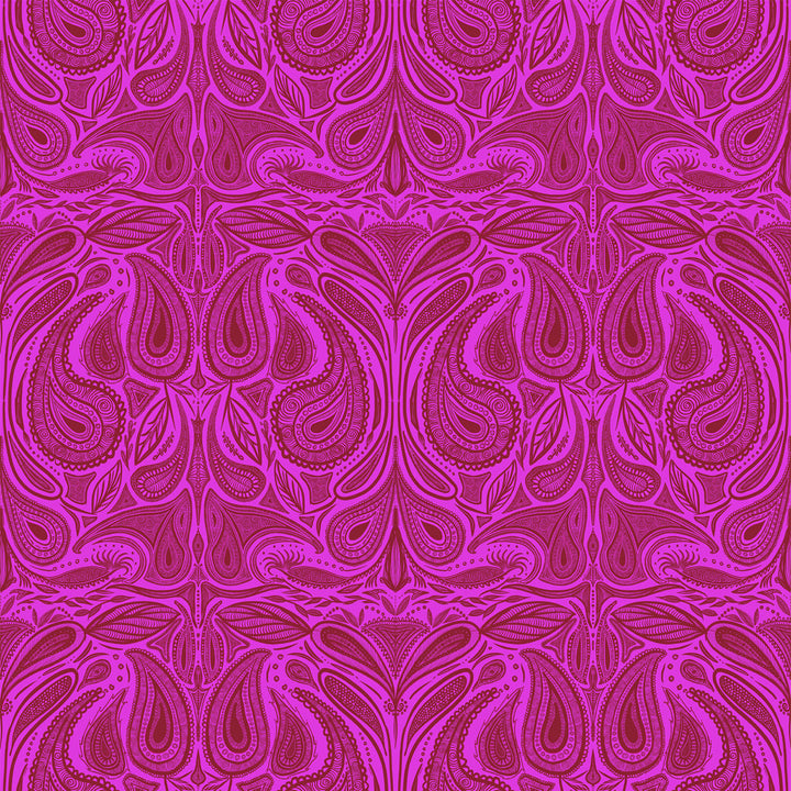 Margaux Fuchsia Wallpaper