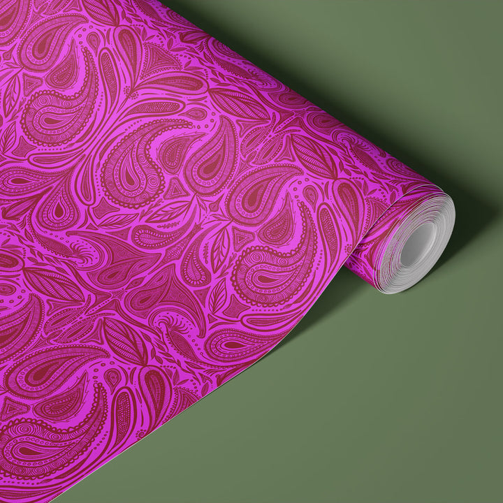 Margaux Fuchsia Wallpaper