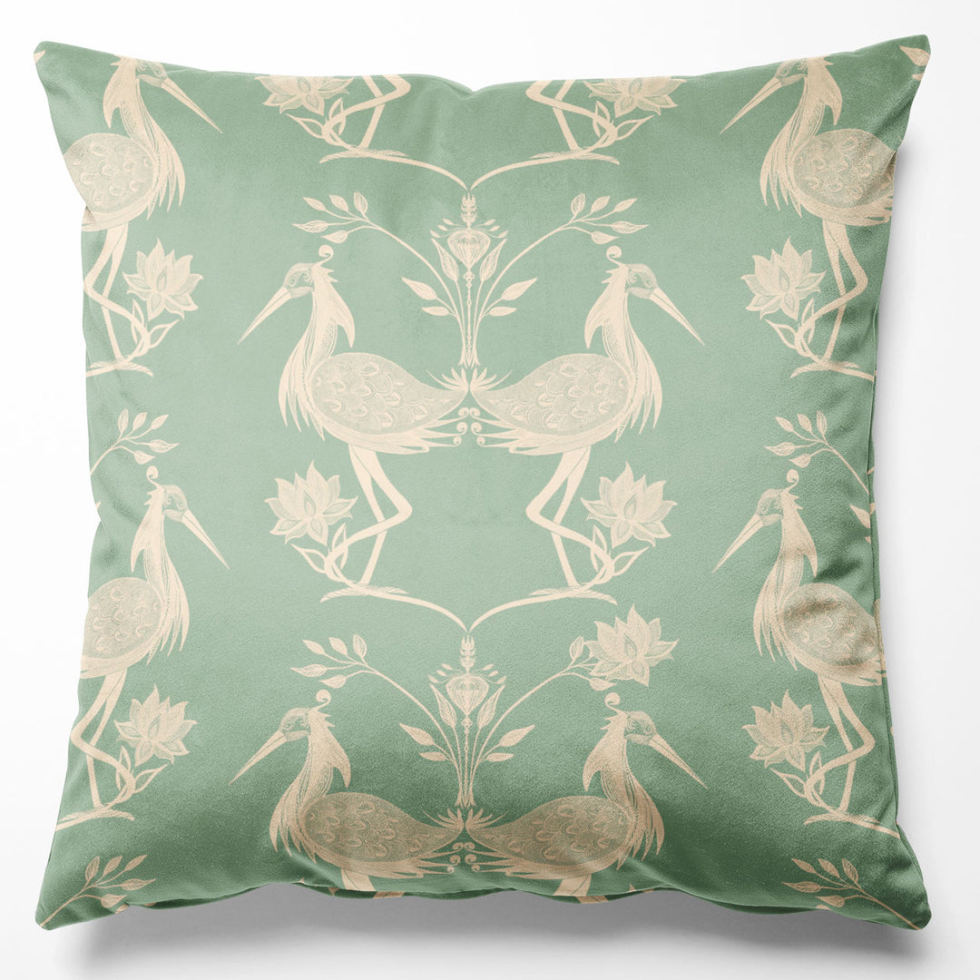 Lotus Mint Cushion