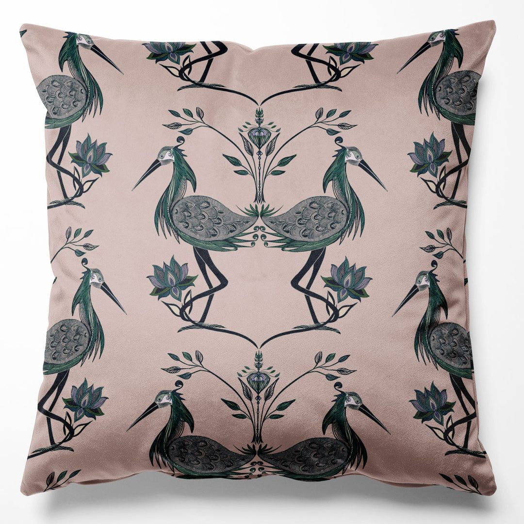 Lotus Salmon Cushion
