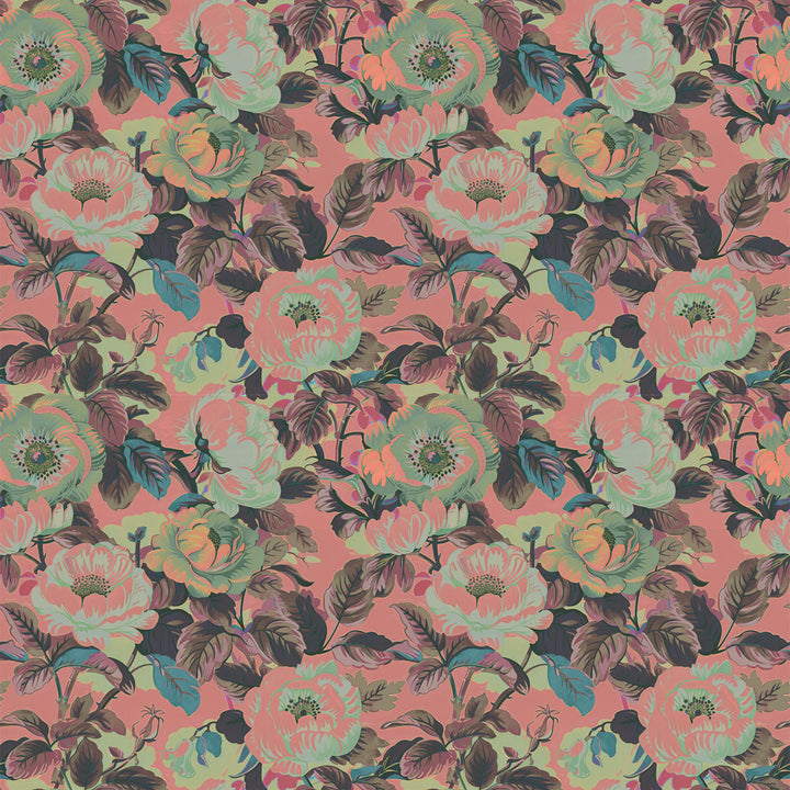 Rococo Roses Posy Wallpaper