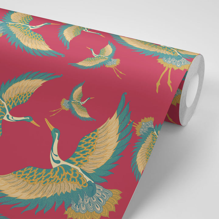 Pachamama Crimson Wallpaper