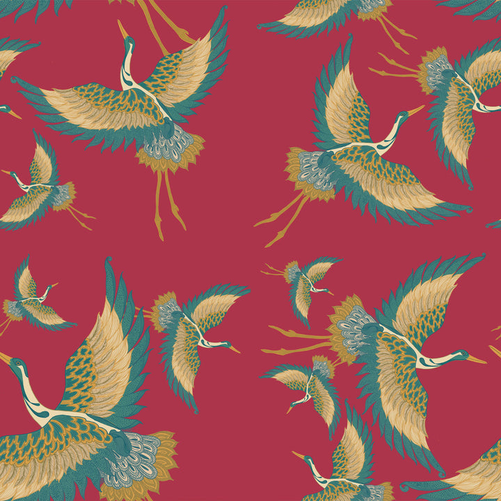 Pachamama Crimson Wallpaper