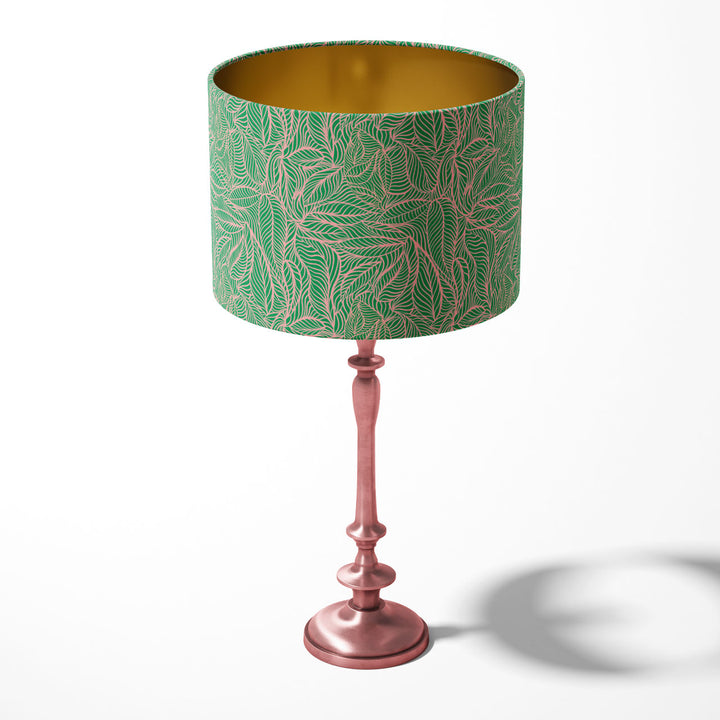 Agnes Green and Pink Drum Lampshade
