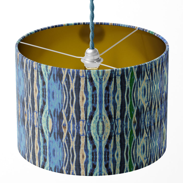 Arashi Azure Drum Lampshade