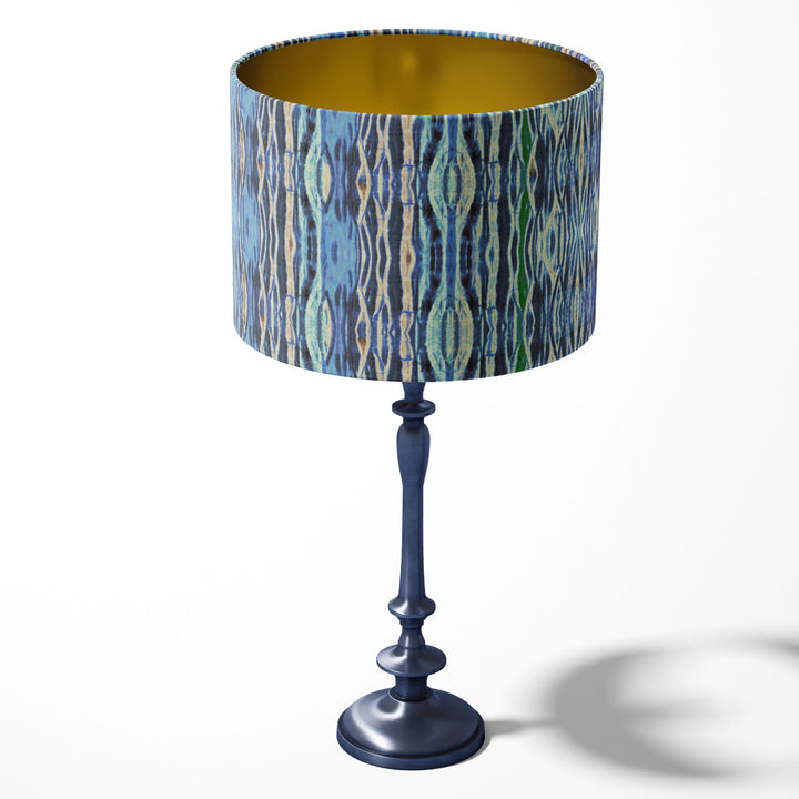 Arashi Azure Drum Lampshade
