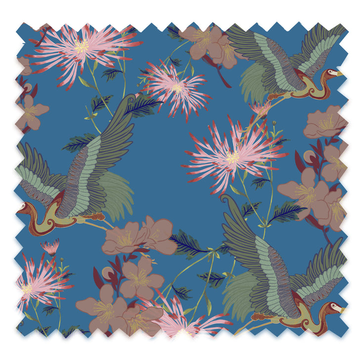 Blossom Cornflower Velvet Sample