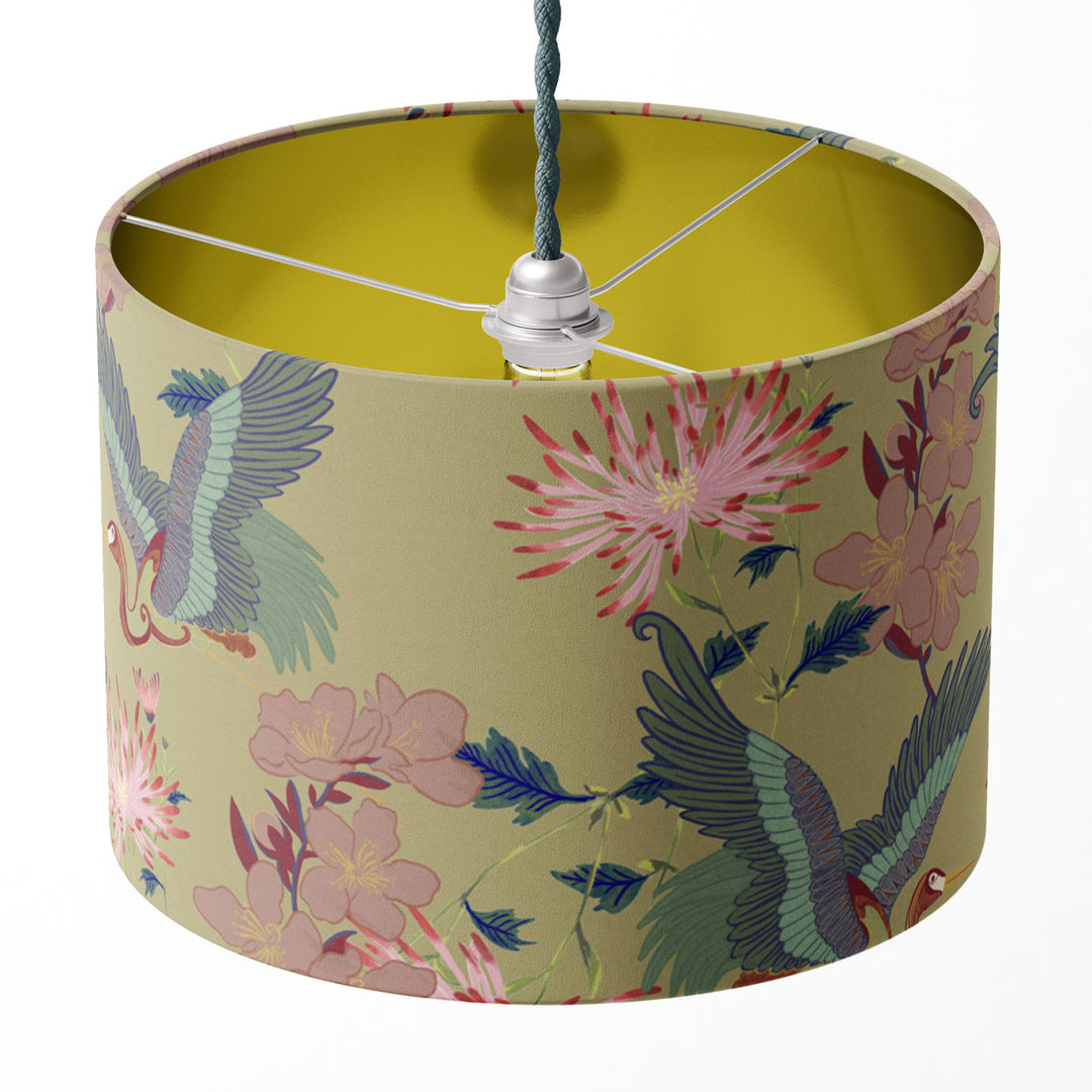 Blossom Dandelion Drum Lampshade