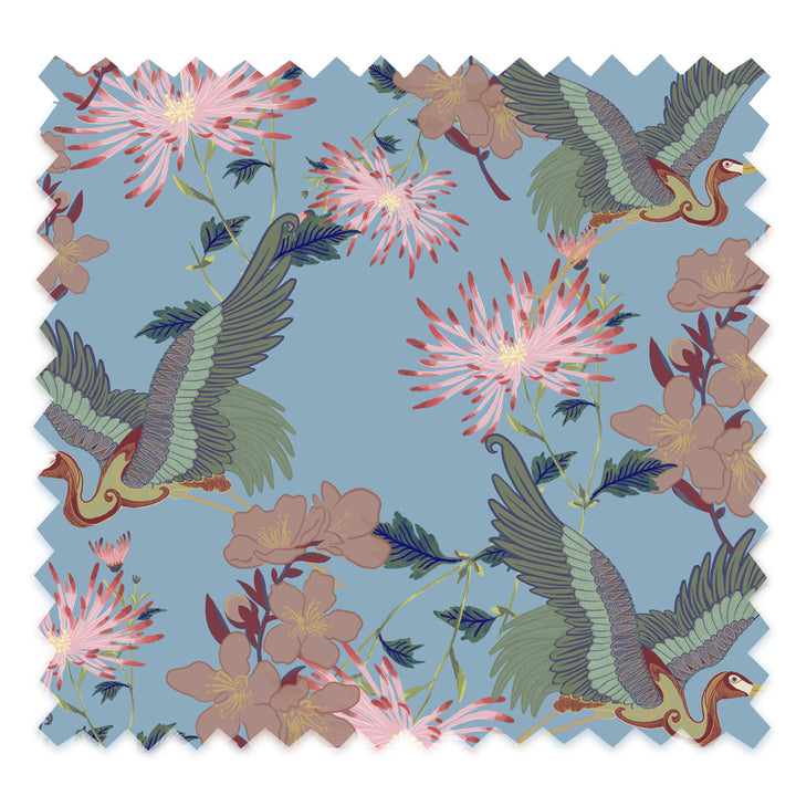 Blossom Sky Velvet Sample