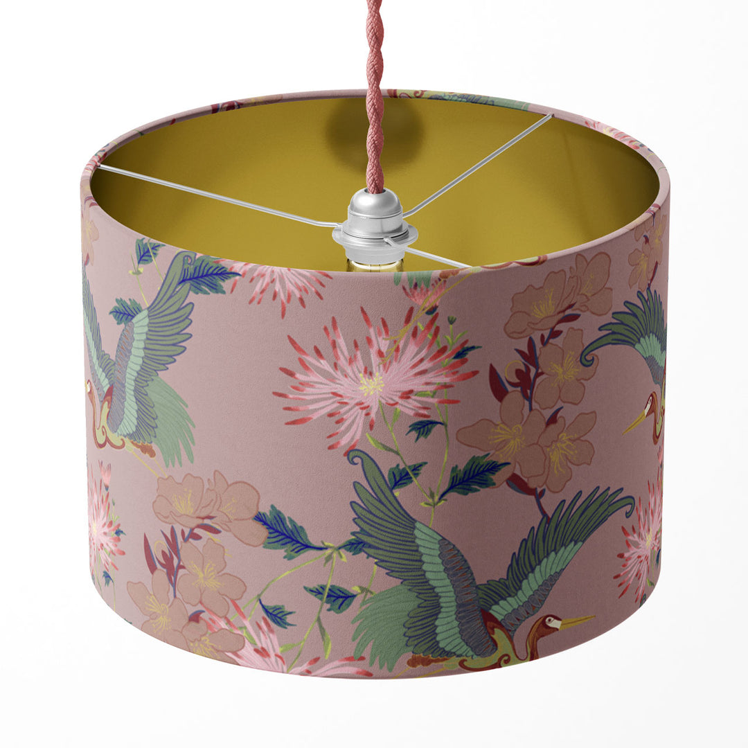 Blossom Rose Drum Lampshade
