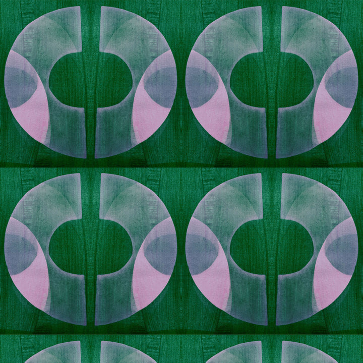 Bouclé Emerald Wallpaper