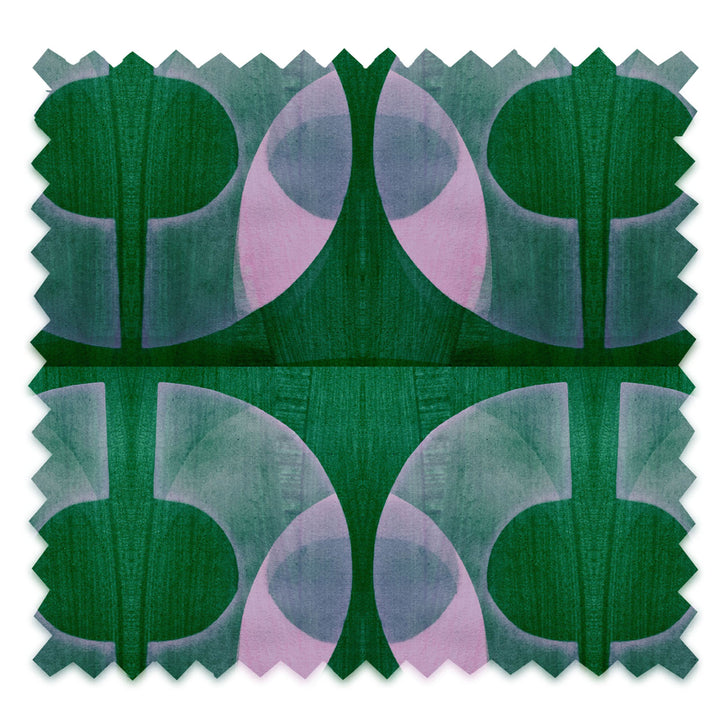 Bouclé Emerald Velvet Sample