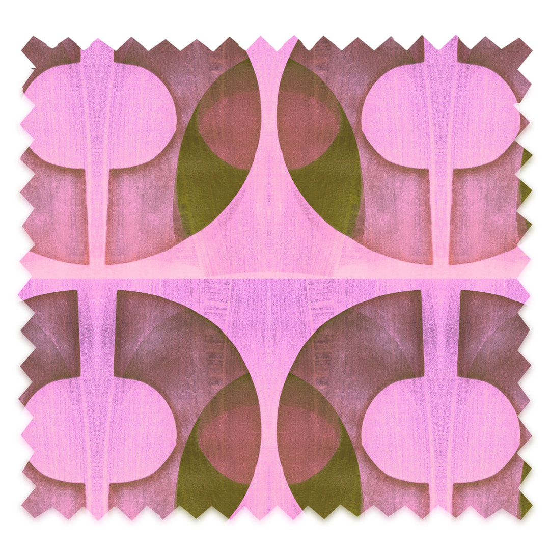 Bouclé Flamingo Velvet Fabric