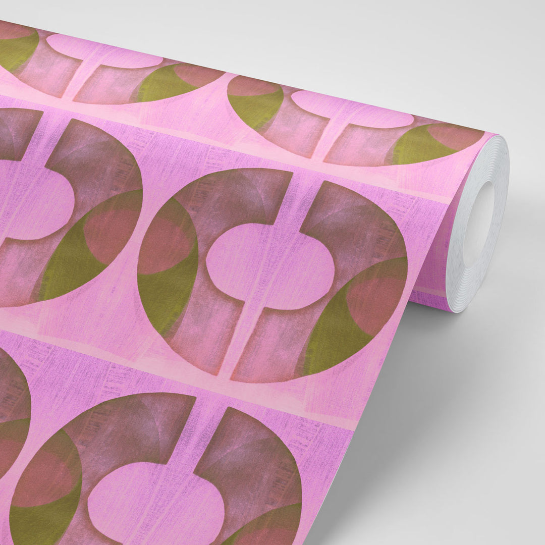 Bouclé Flamingo Wallpaper