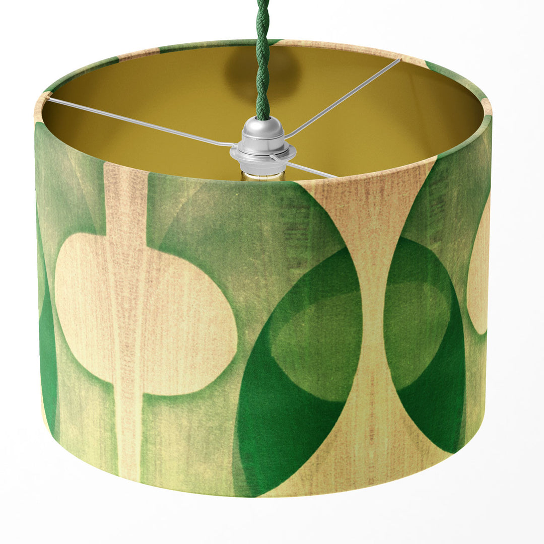 Bouclé Lemon Drum Lampshade