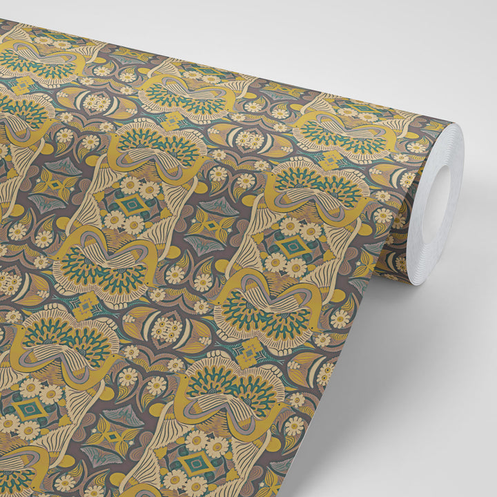 Esprit Mustard Wallpaper