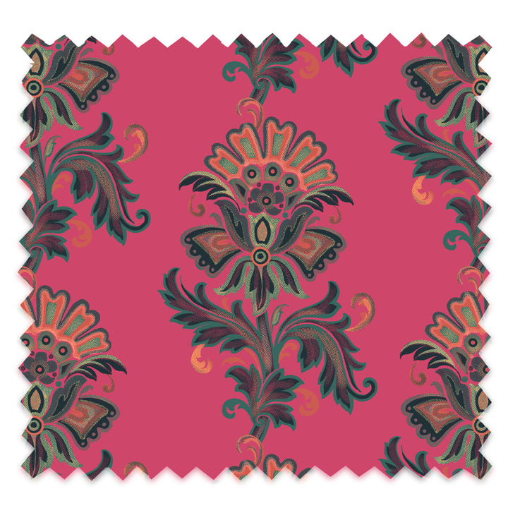 Fleur Fuchsia Velvet Sample