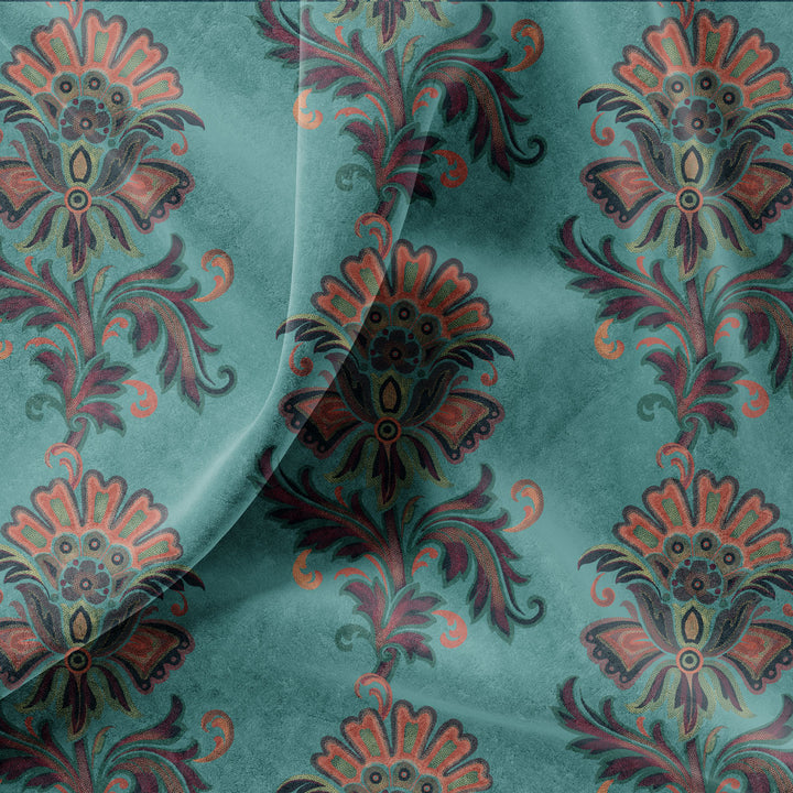 Fleur Maya Blue Velvet Sample