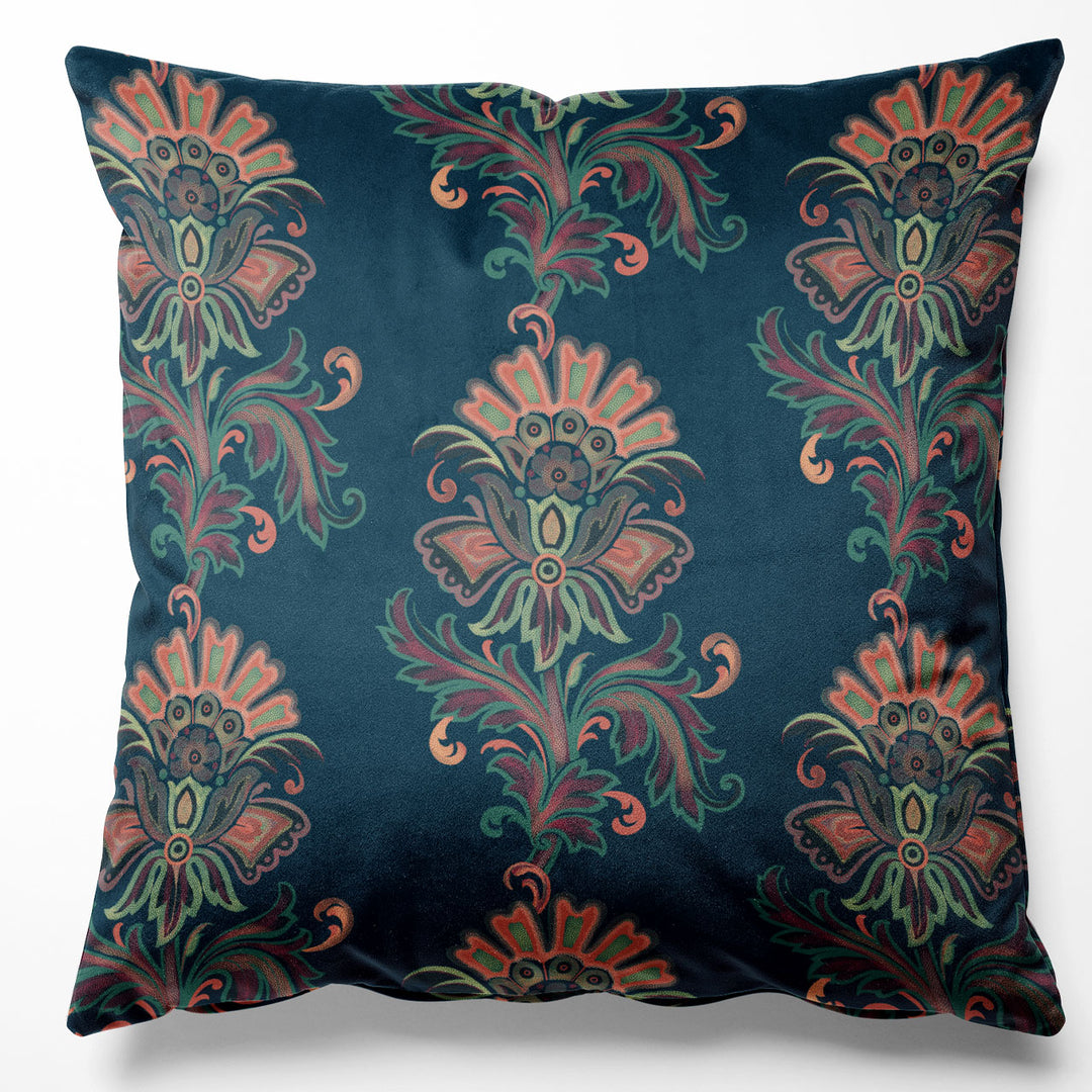 Fleur Midnight Velvet Cushion