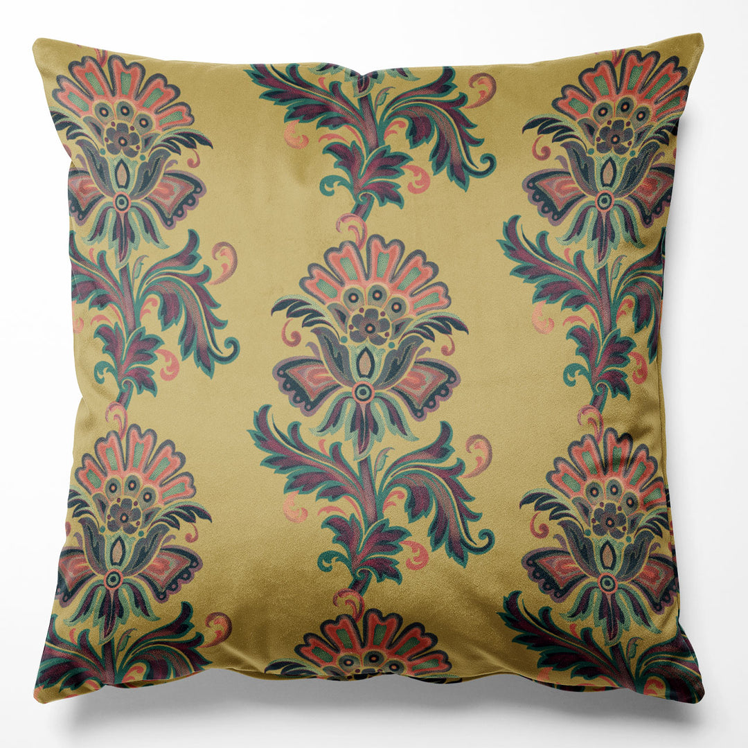 Fleur Vanilla Velvet Cushion