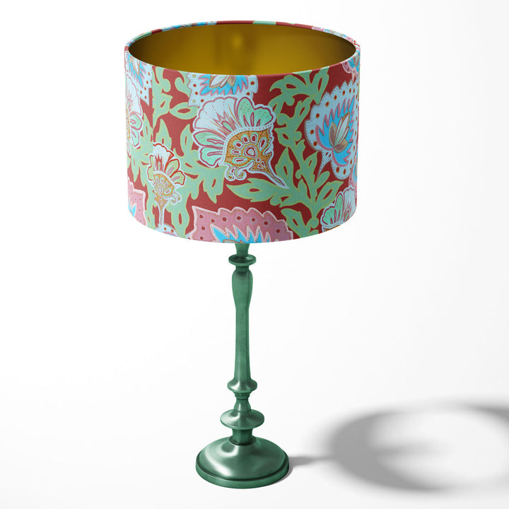 Garden of India Rust Drum Lampshade