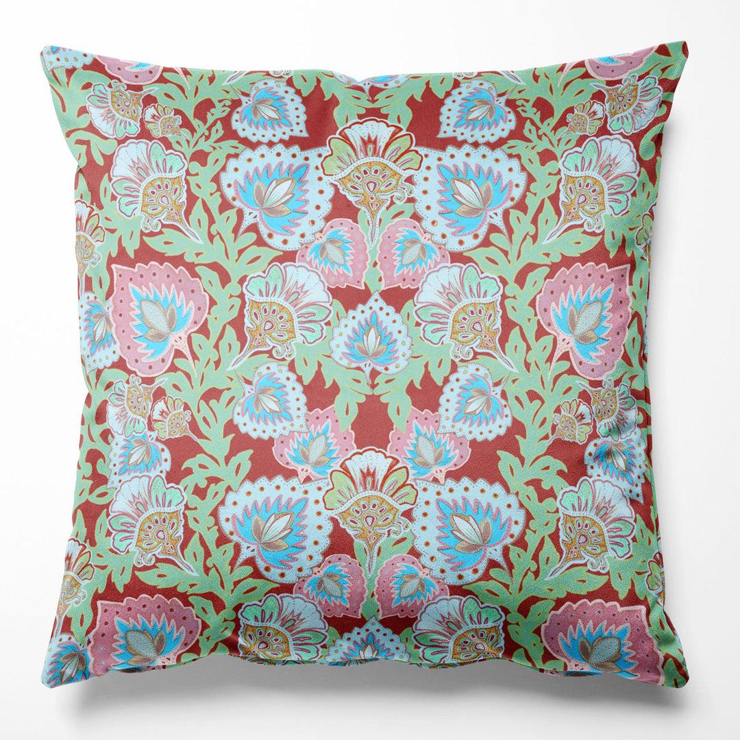 Garden of India Rust Cushion