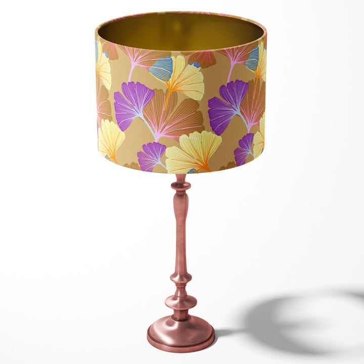 Ginkgo Pumpkin Drum Lampshade
