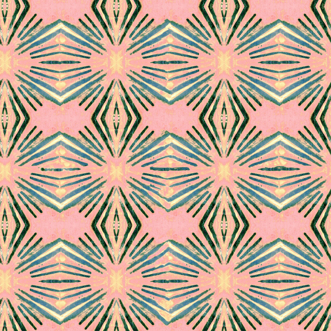 Itajime Diamond Blush Wallpaper