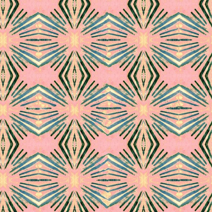 Itajime Diamond Blush Wallpaper