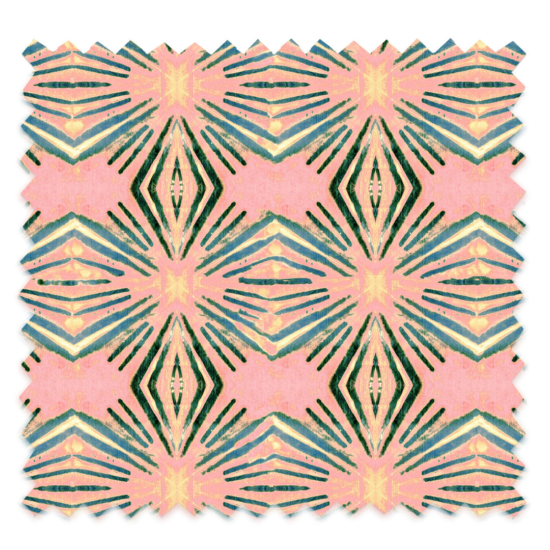 Itajime Diamond Blush Velvet Fabric