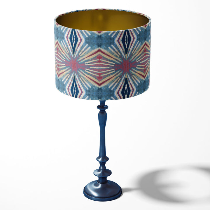 Itajime Diamond Rouge Drum Lampshade