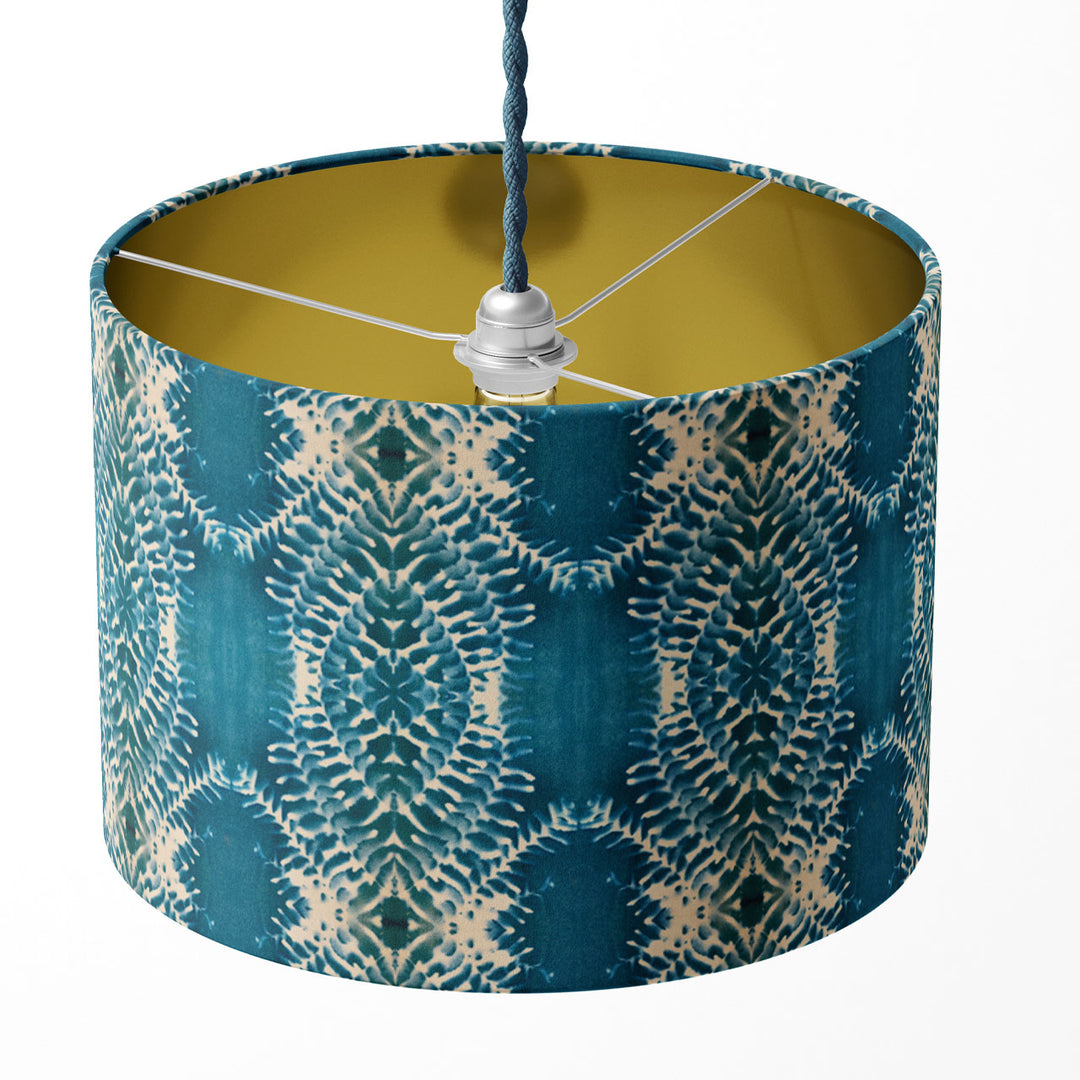 Lumière Lagoon Drum Lampshade