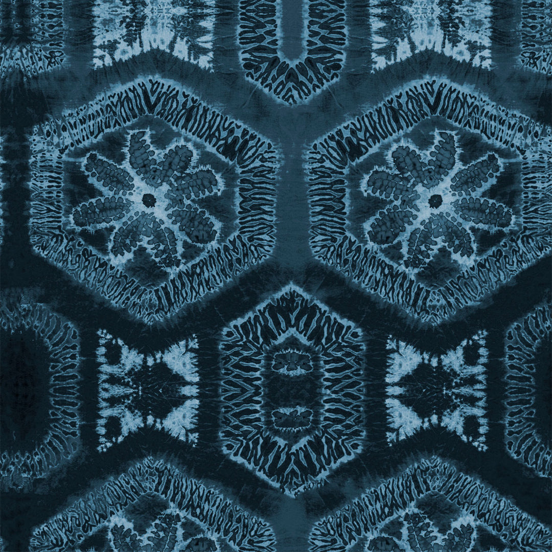 Nui Burst Denim Wallpaper