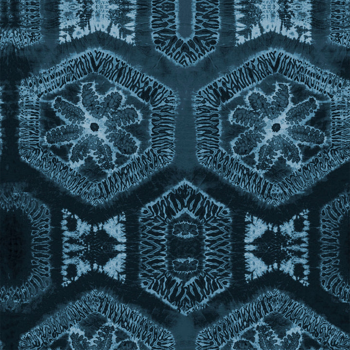 Nui Burst Denim Wallpaper