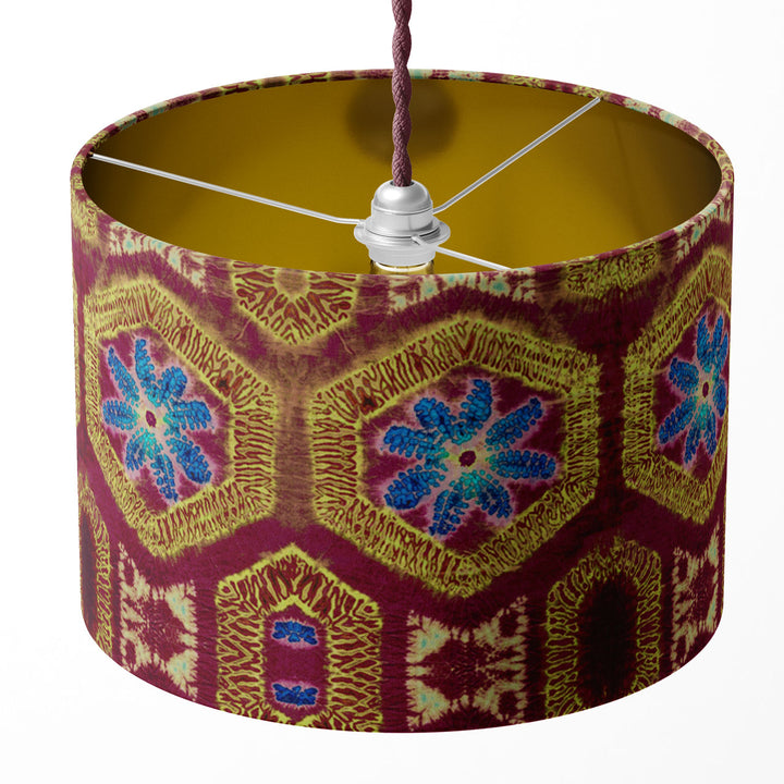 Nui Burst Jewel Drum Lampshade