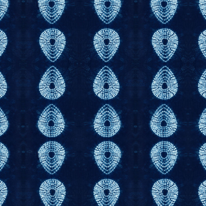 Indigo Nui Tear Drop Velvet Fabric