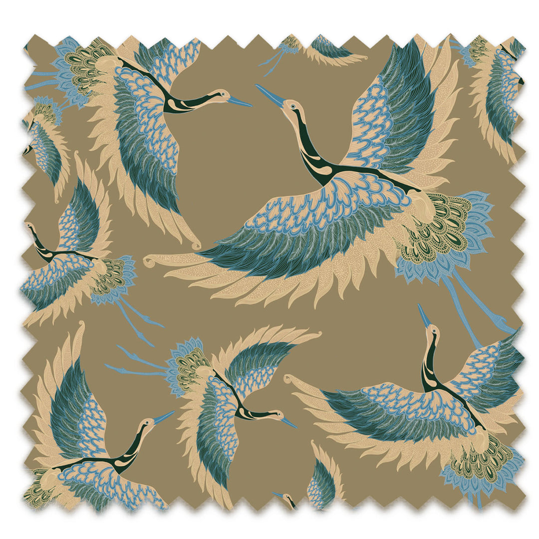 Pachamama Fennel Velvet Fabric
